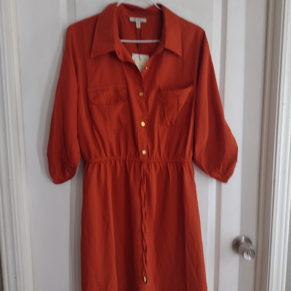 New orange dress